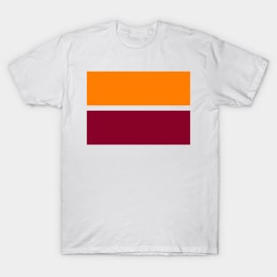 Motherwell Claret Amber Hoops T-Shirt